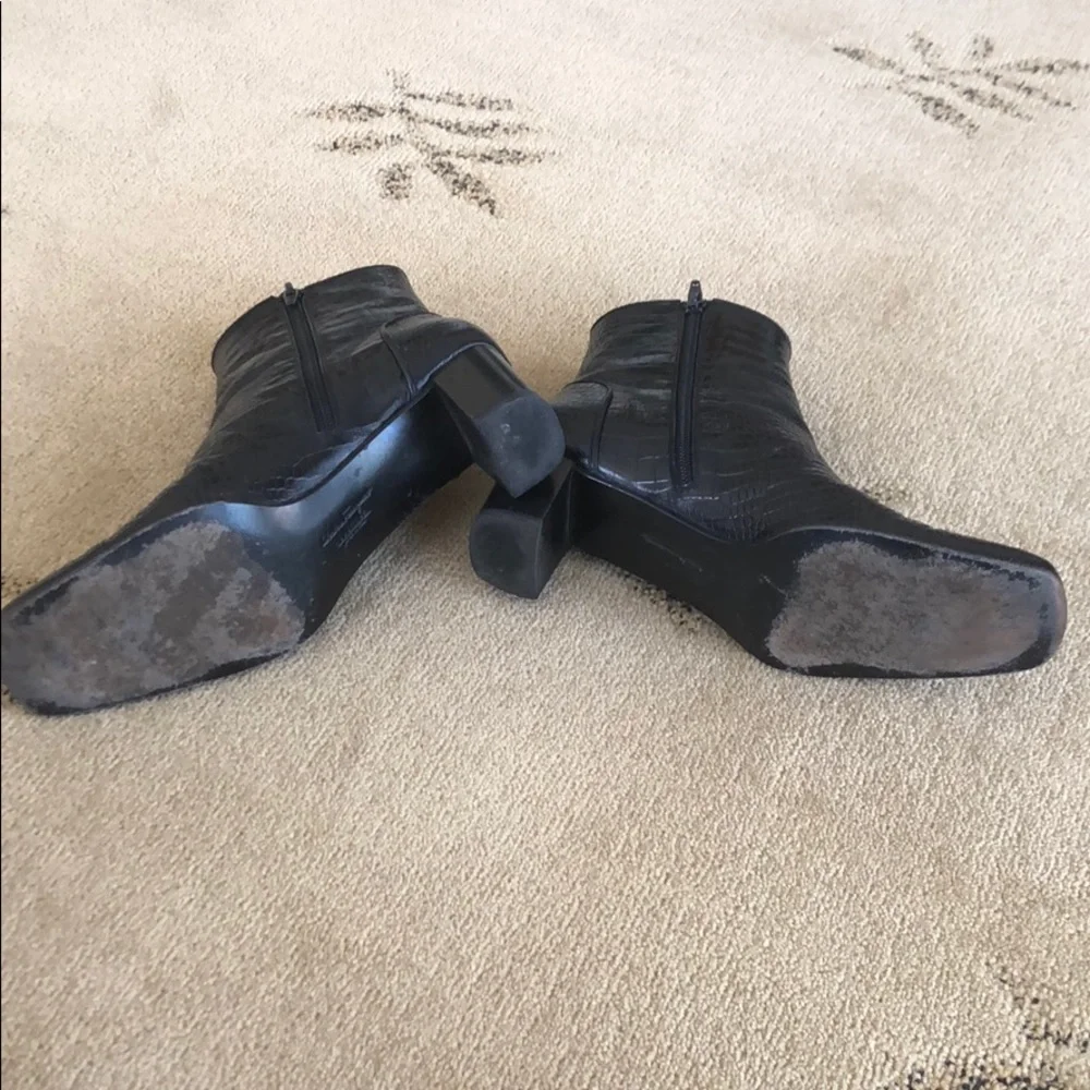 Salvatore Ferragamo Percy Crocodile Leather Bootie